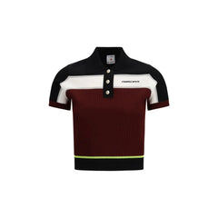 Casablanca Multicolor Viscose Polo Shirt