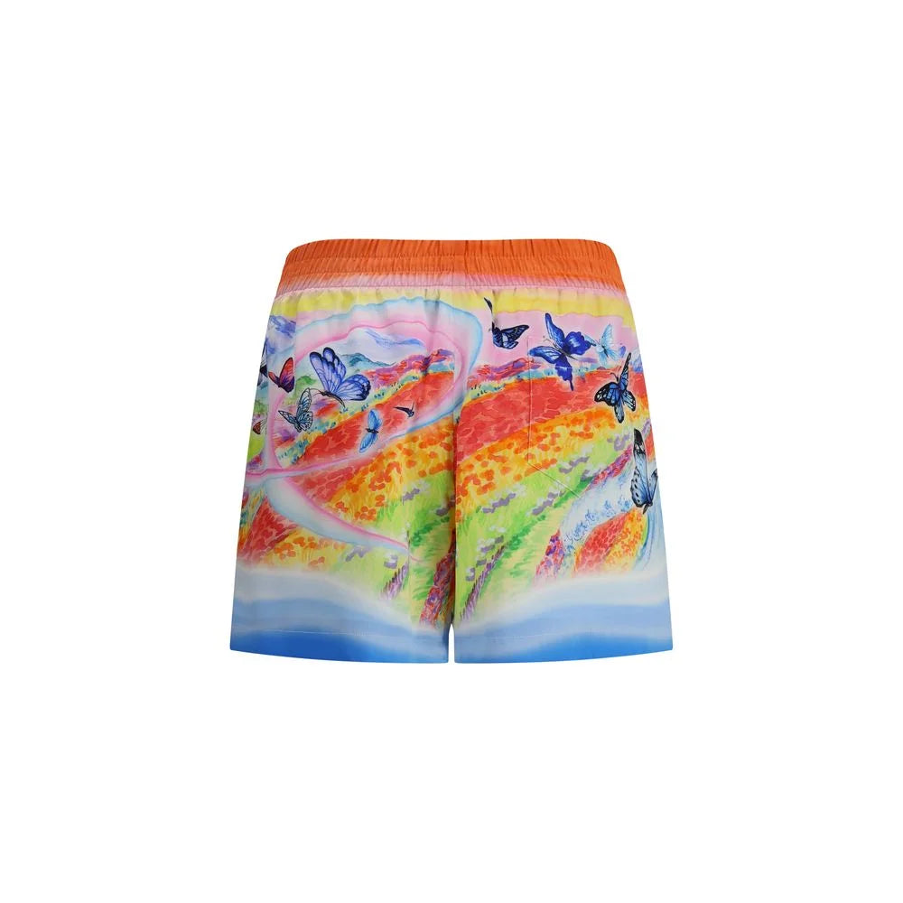 Casablanca Teacher Butterfly Landscape Shorts - Shorts
