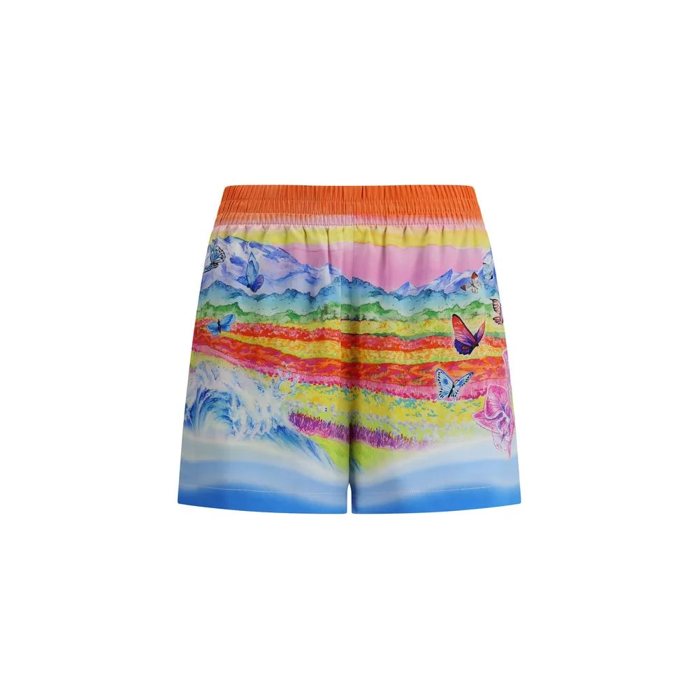 Casablanca Teacher Butterfly Landscape Shorts - Shorts