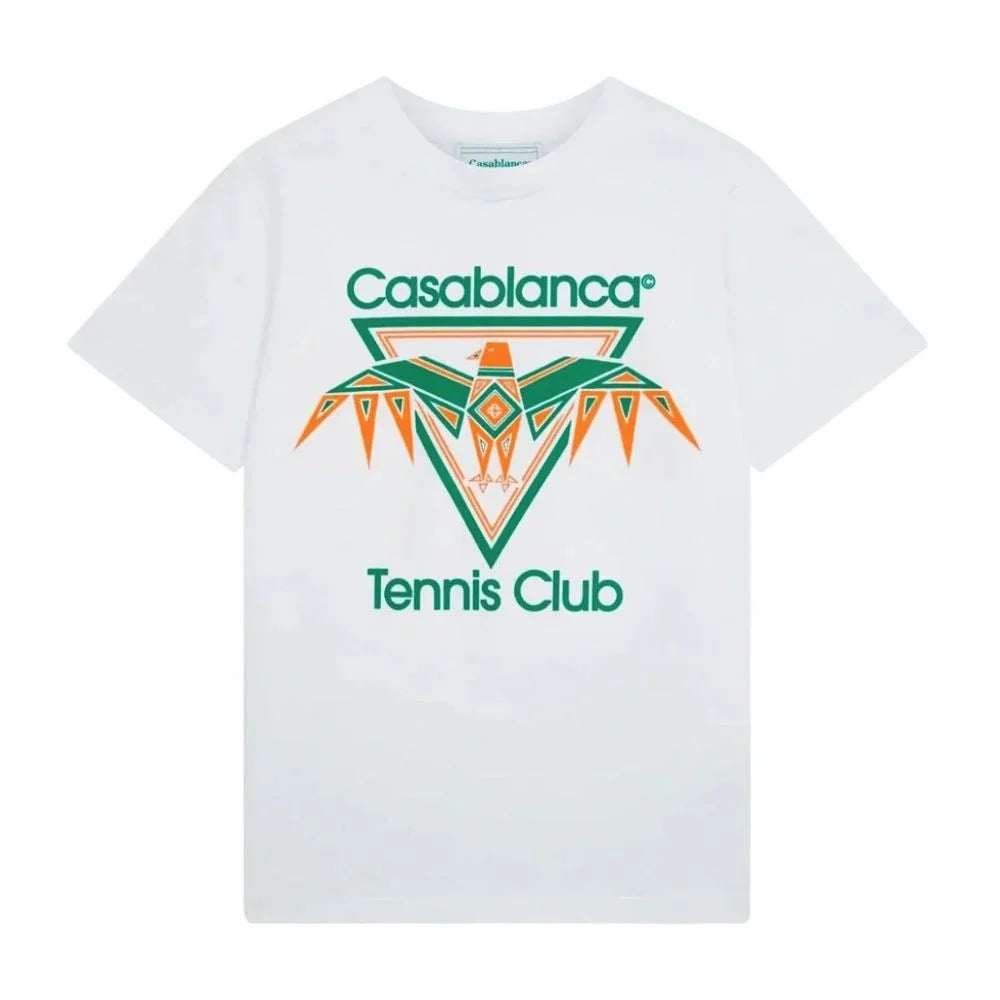 Casablanca White Cotton T-Shirt
