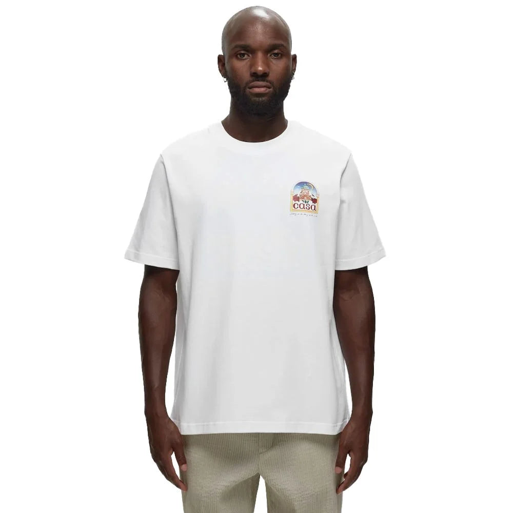 Casablanca White Cotton T-Shirt