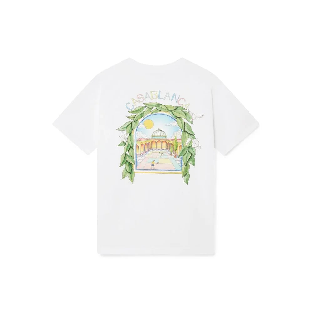 Casablanca White Cotton T-Shirt