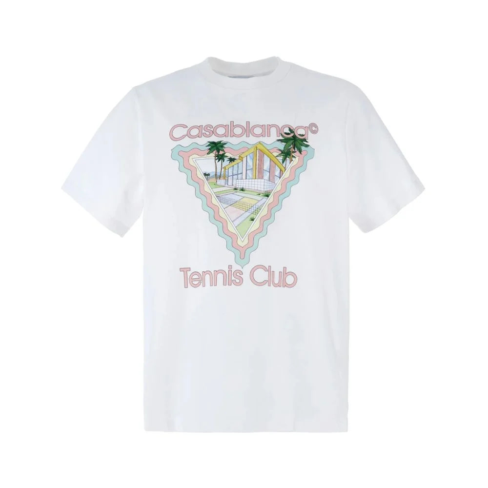 Casablanca White Cotton T-Shirt