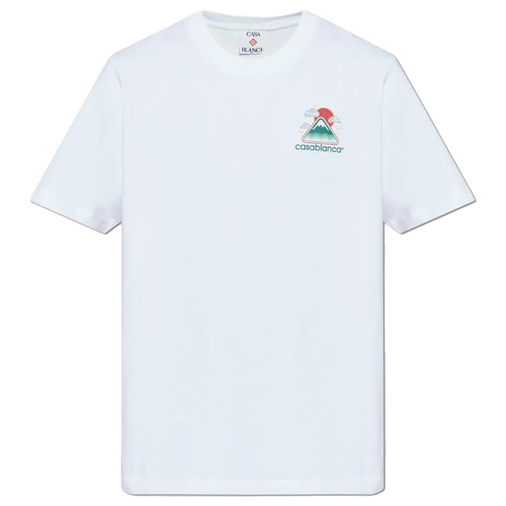 Casablanca White Cotton T-Shirt