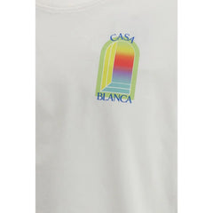 Casablanca White Cotton T-Shirt