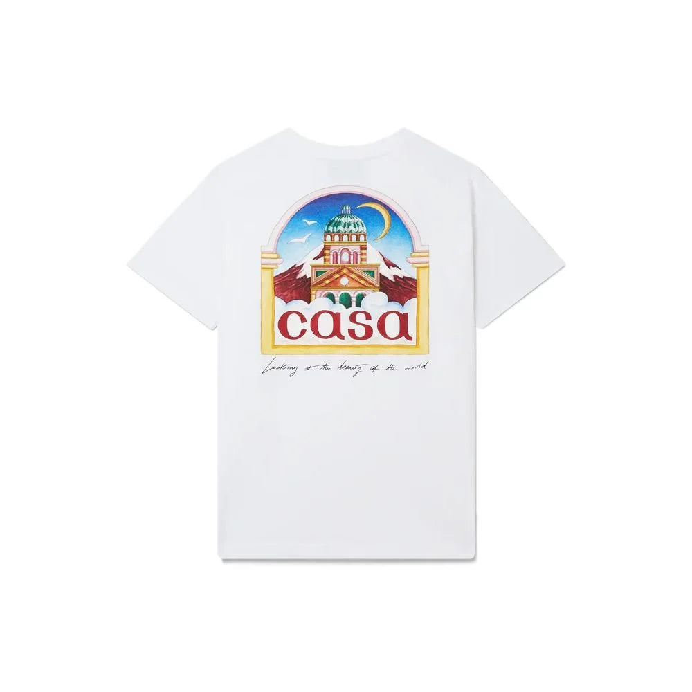 Casablanca White Cotton T-Shirt