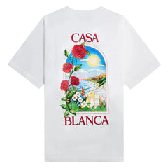 Casablanca White Cotton T-Shirt