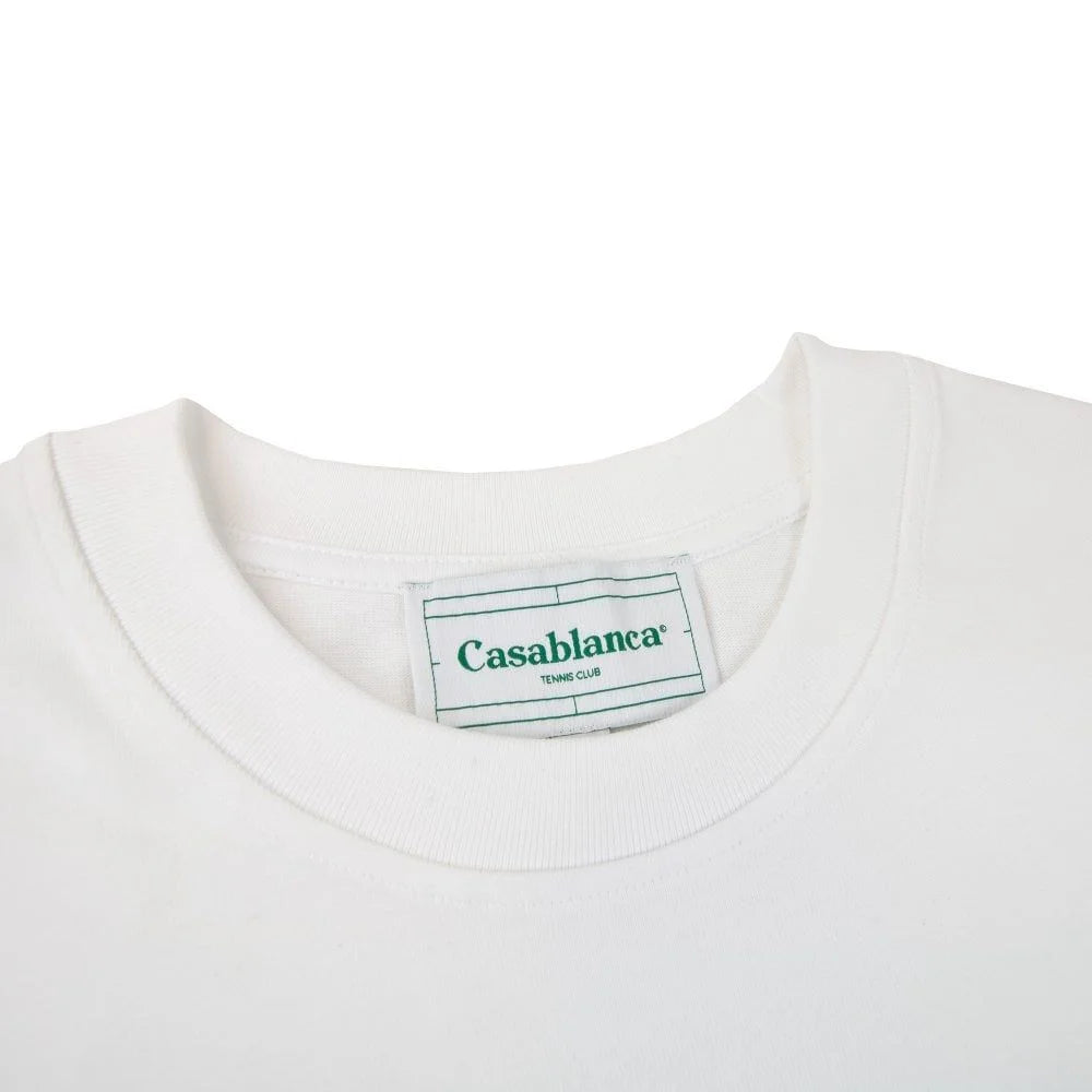 Casablanca White Cotton T-Shirt