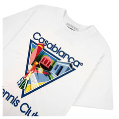 Casablanca White Cotton T-Shirt
