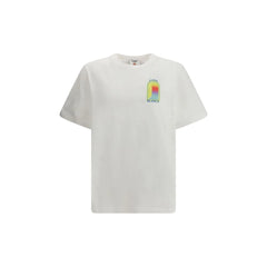 Casablanca White Cotton T-Shirt - L