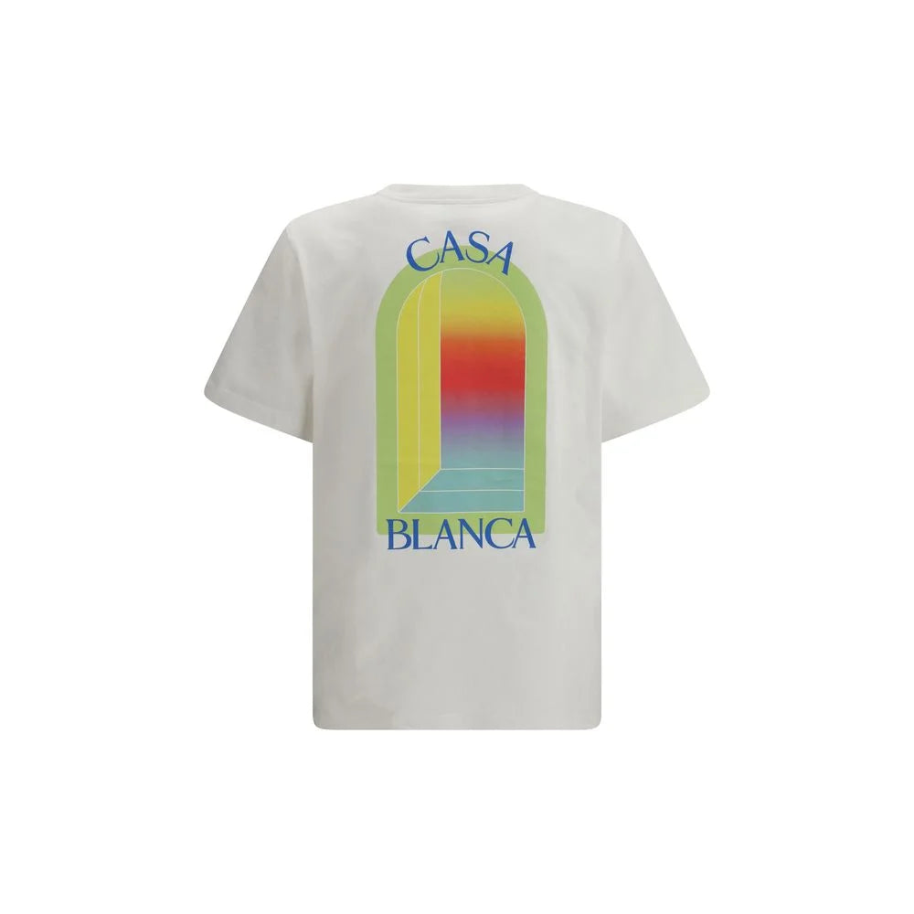 Casablanca White Cotton T-Shirt - L