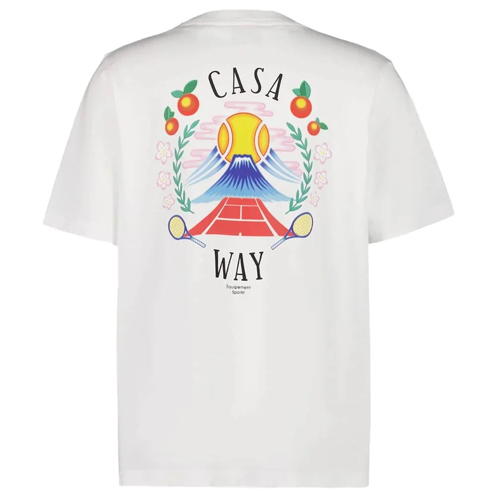 Casablanca White Cotton T-Shirt - XL