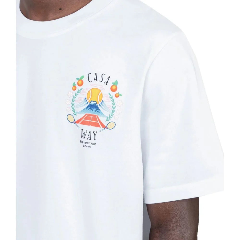 Casablanca White Cotton T-Shirt - XL