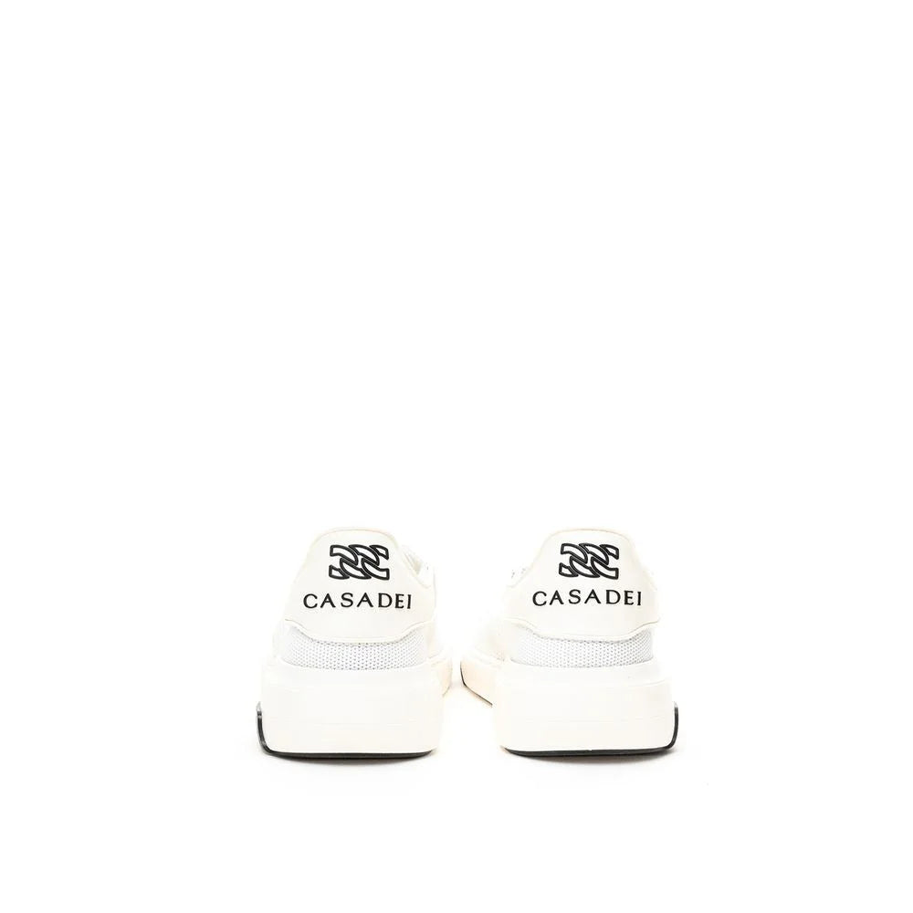 Casadei Elegant White Leather Sneakers - EU36/US6 - Sneakers