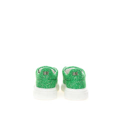 Casadei Emerald Elegance Leather Sneakers - EU41/US11