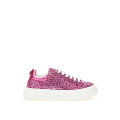 Casadei Fuchsia Elegance Leather Sneakers - EU35/US5 - Sneakers
