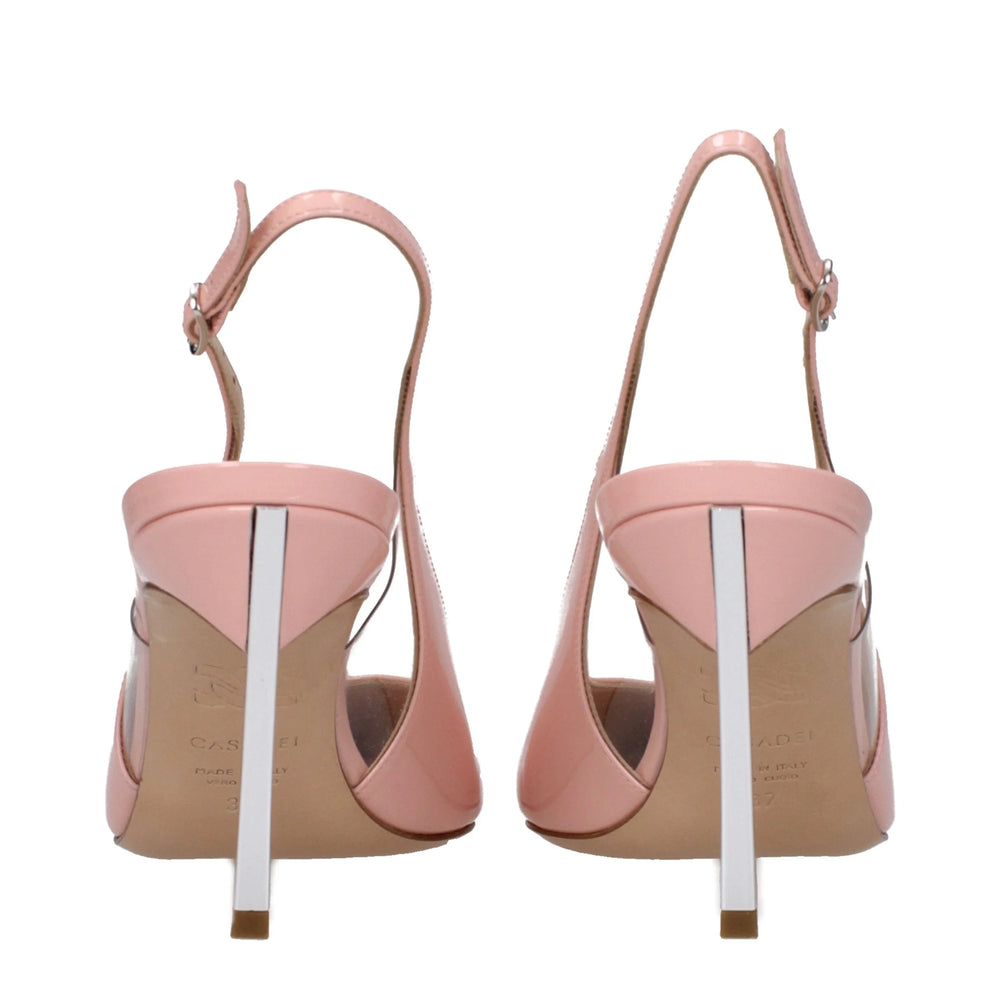 Casadei Pink Leather High Heel Pumps - EU40/US10