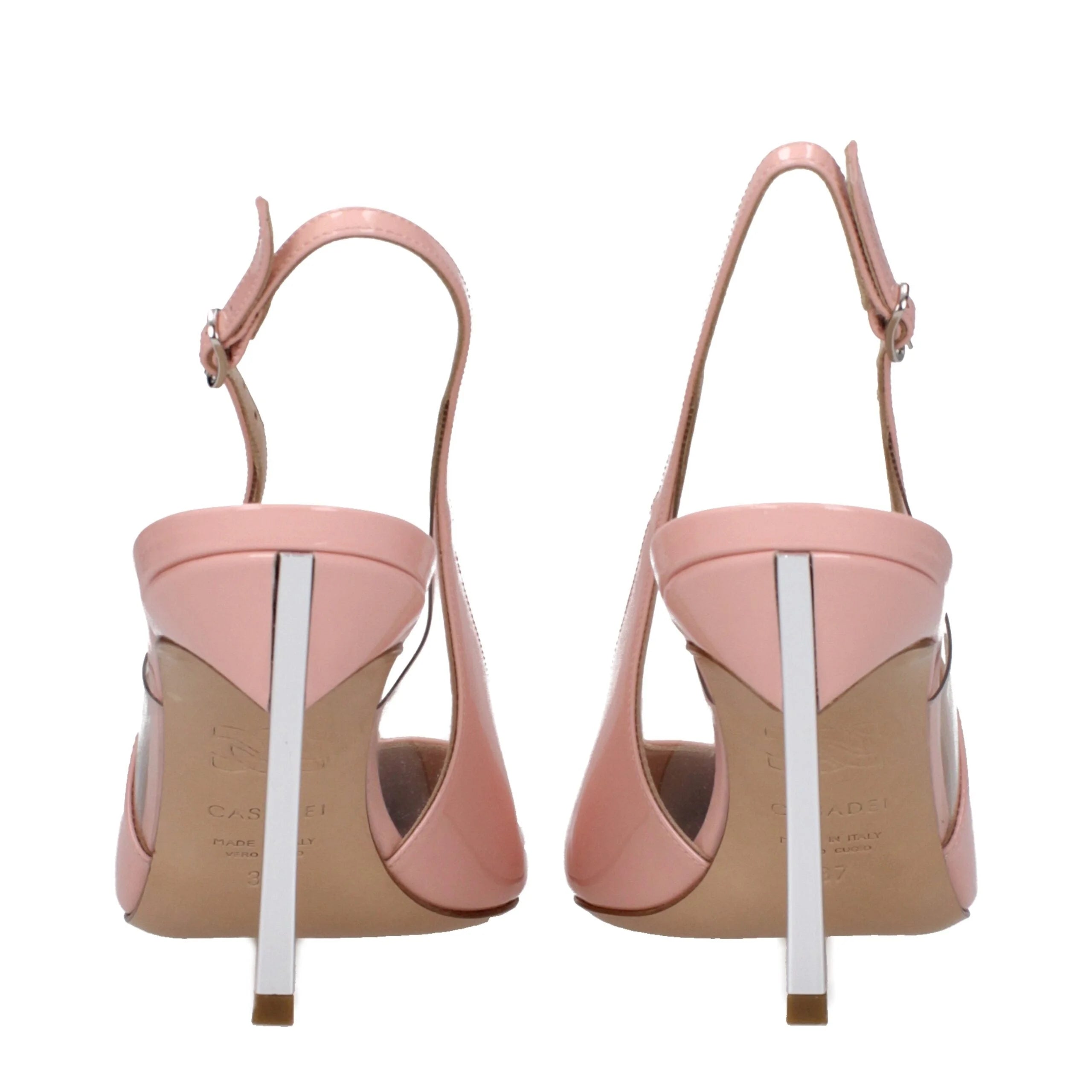 Casadei Pink Leather High Heel Pumps - EU40/US10 - Heels