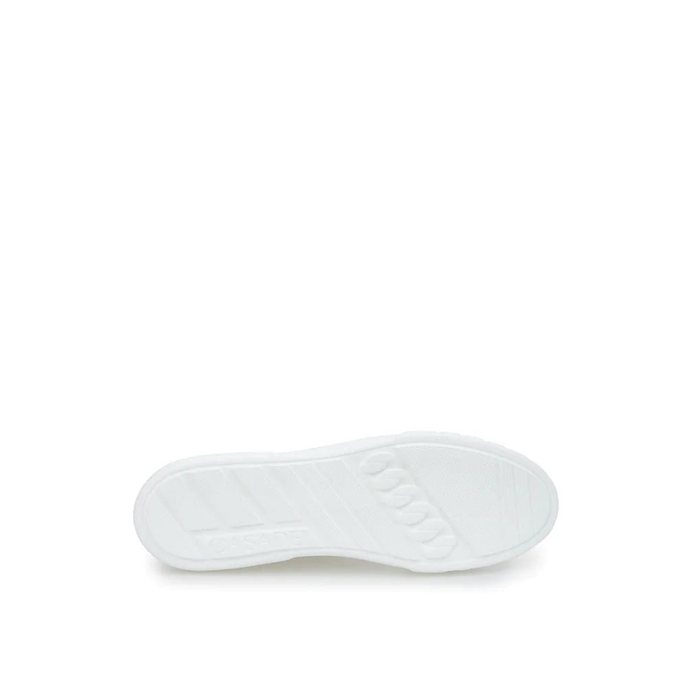 Casadei Sleek White Leather Sneakers - EU40/US10 - Sneakers