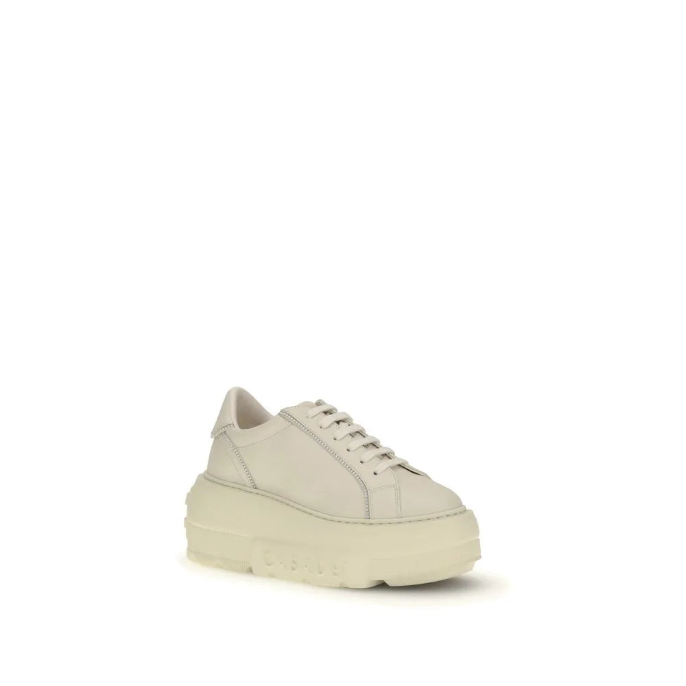 Casadei White Rubber Chunky Sneakers - EU37.5/US7.5