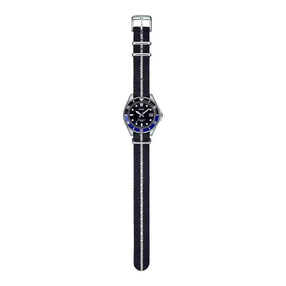 Casio Black Fabric Sport Watch