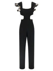 CATALINA Black Polyester Jumpsuit