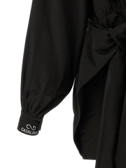 CATALINA Black Polyester Short Dress