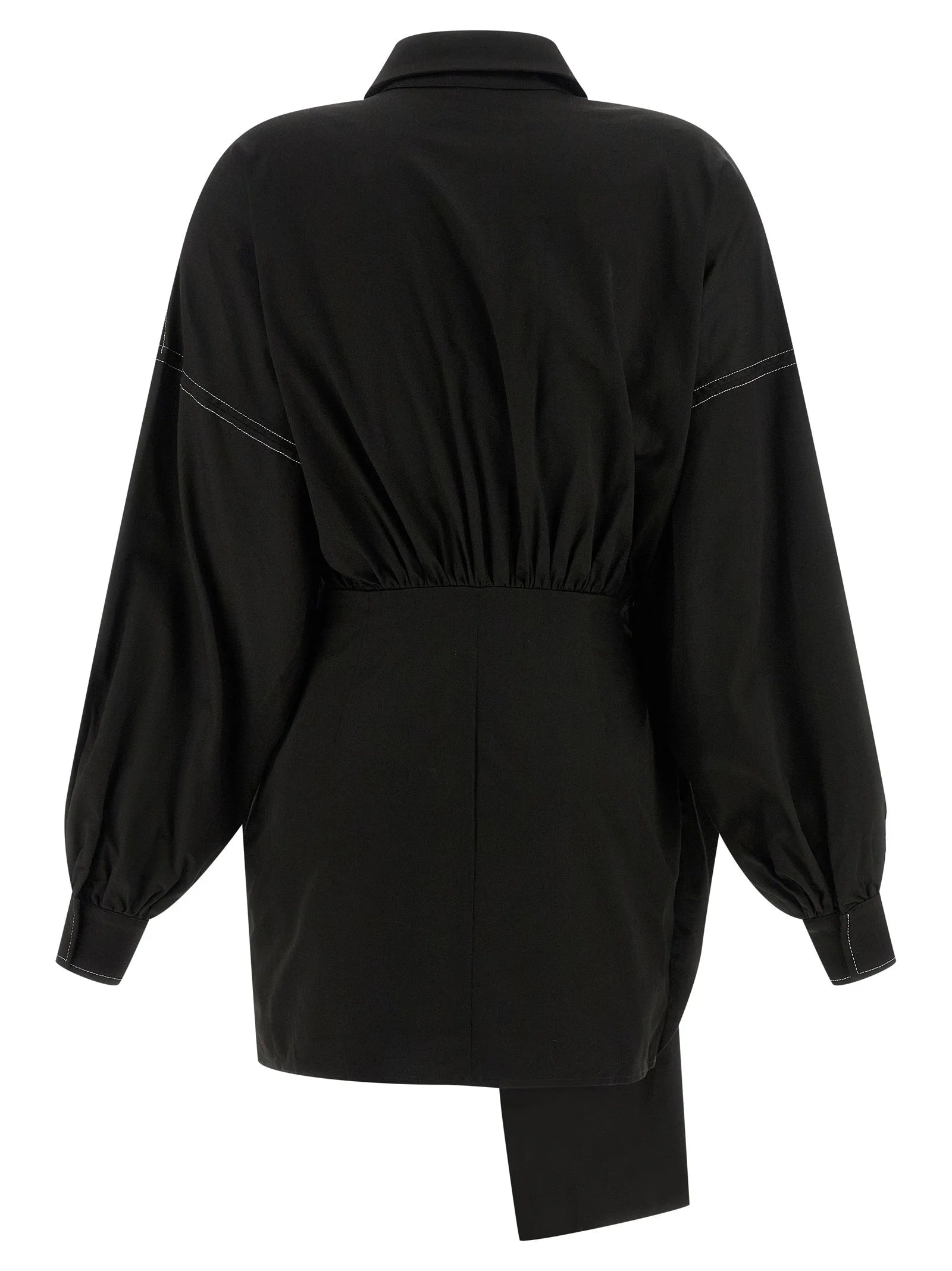 CATALINA Black Polyester Short Dress