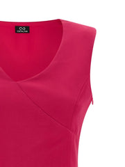 CATALINA Fuchsia Polyester Short Dress