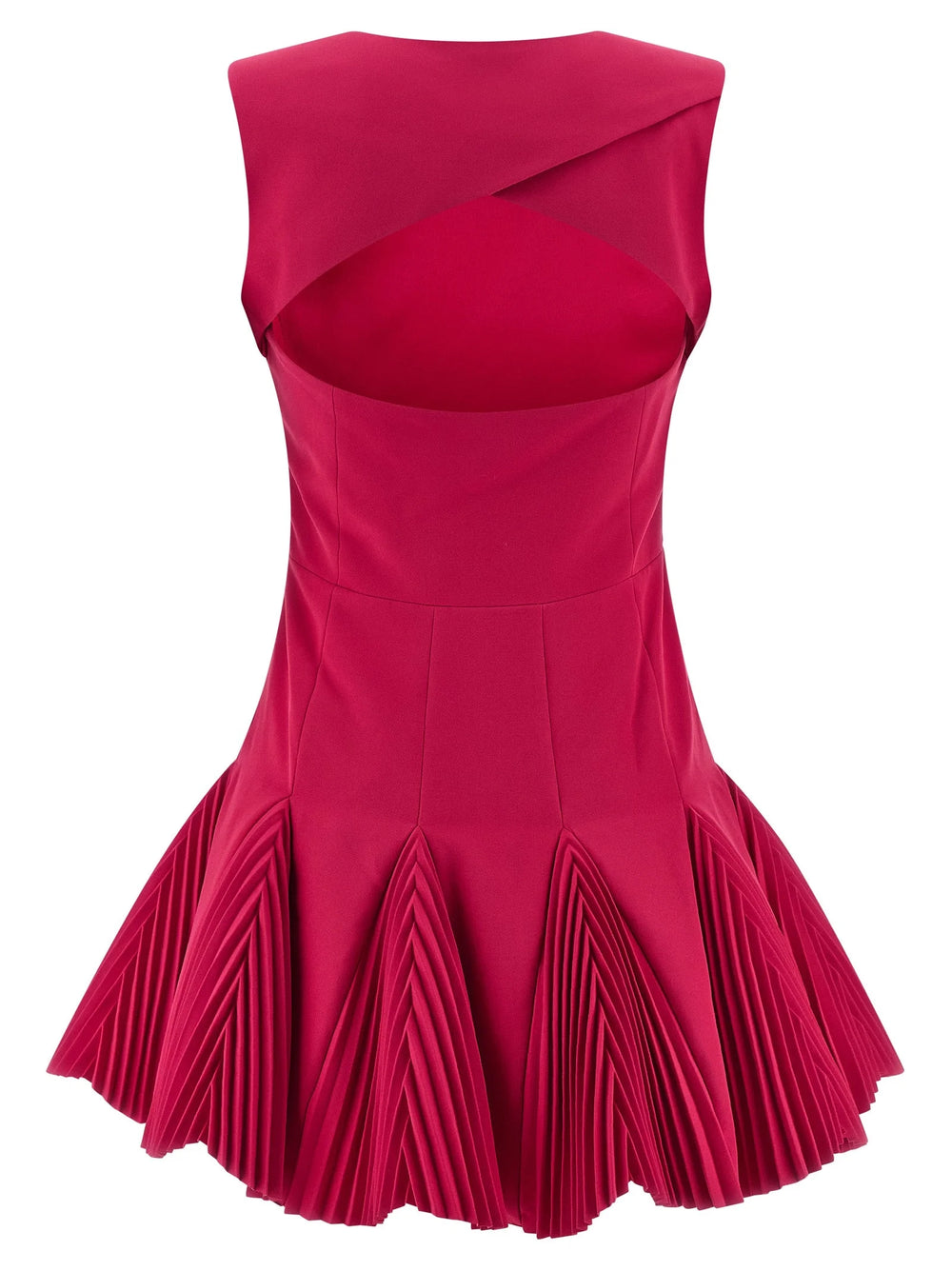 CATALINA Fuchsia Polyester Short Dress