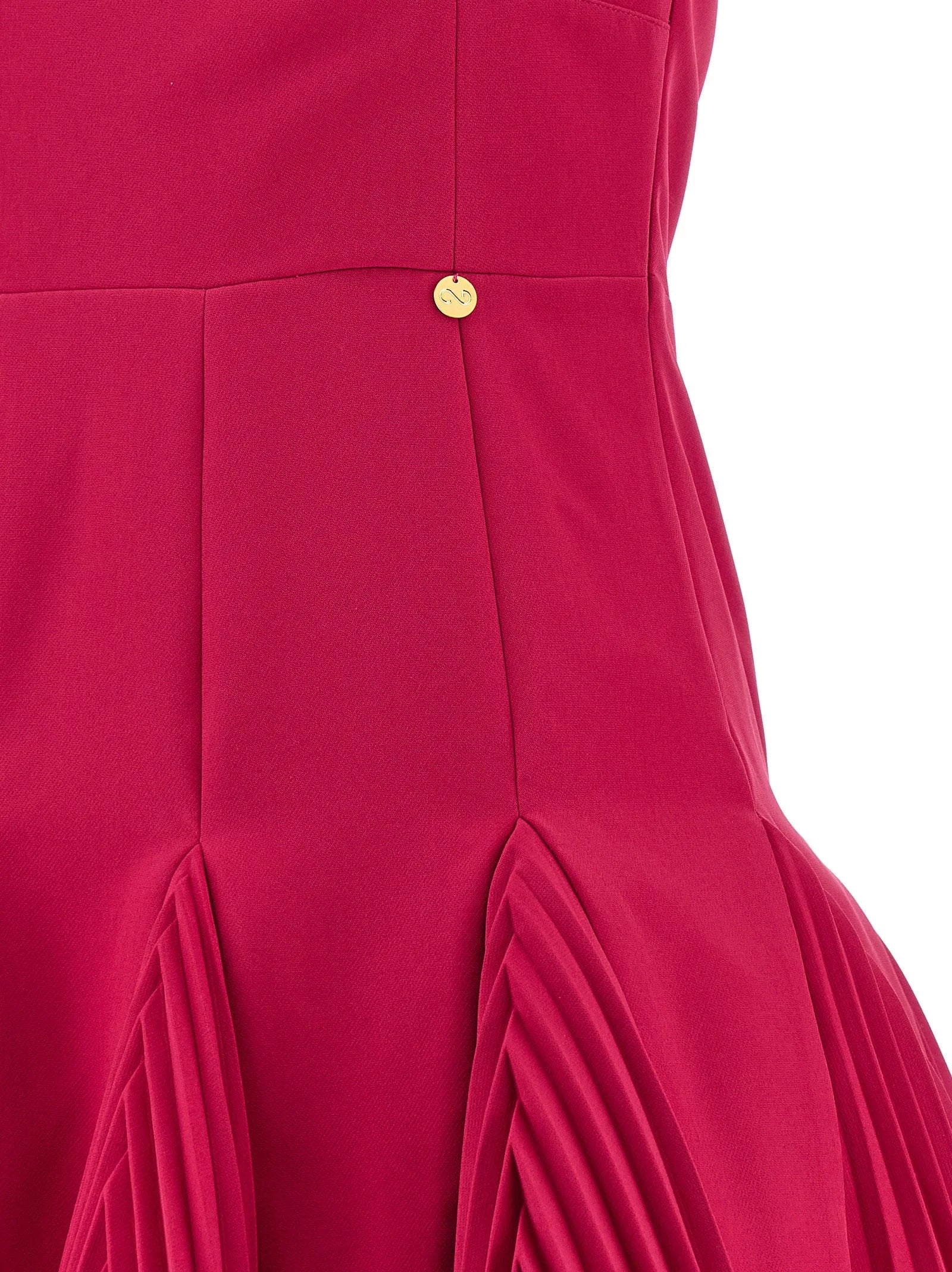 CATALINA Fuchsia Polyester Short Dress