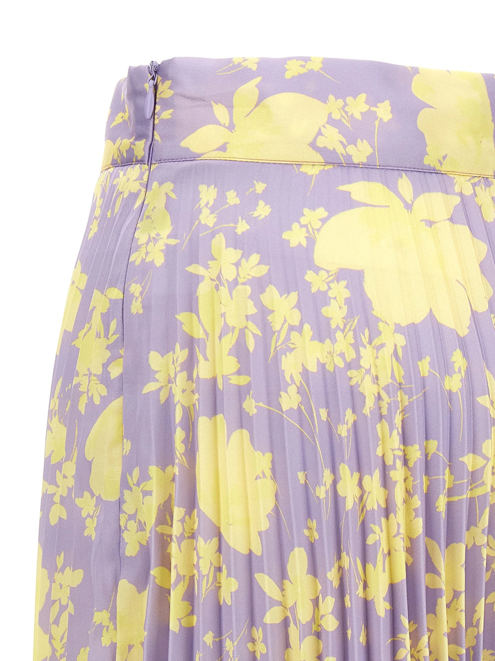 CATALINA Purple Recycled Polyester Midi Skirt
