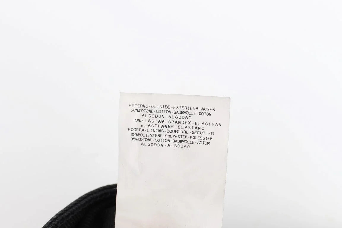 Cavalli Black Cotton Stretch Slim Skinny Fit Jeans - Jeans