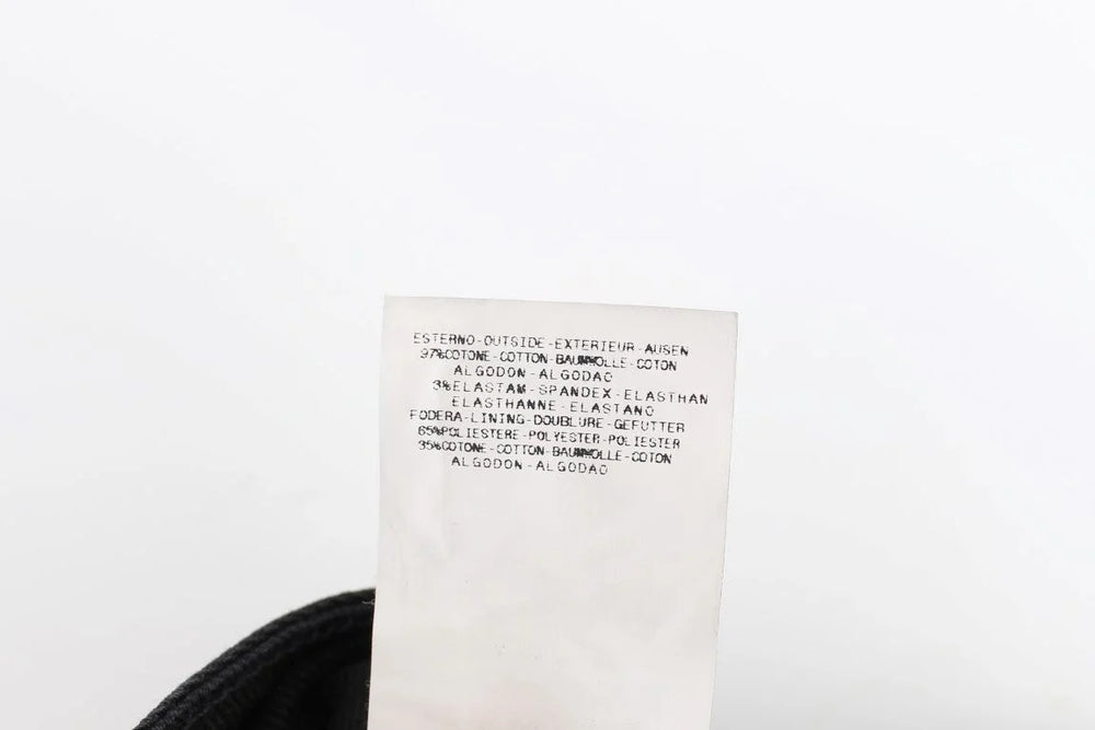 Cavalli Black Cotton Stretch Slim Skinny Fit Jeans - Jeans