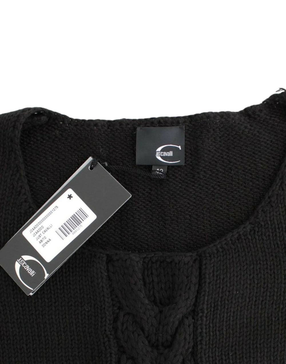 Cavalli Black knitted wool sweater - Sweaters