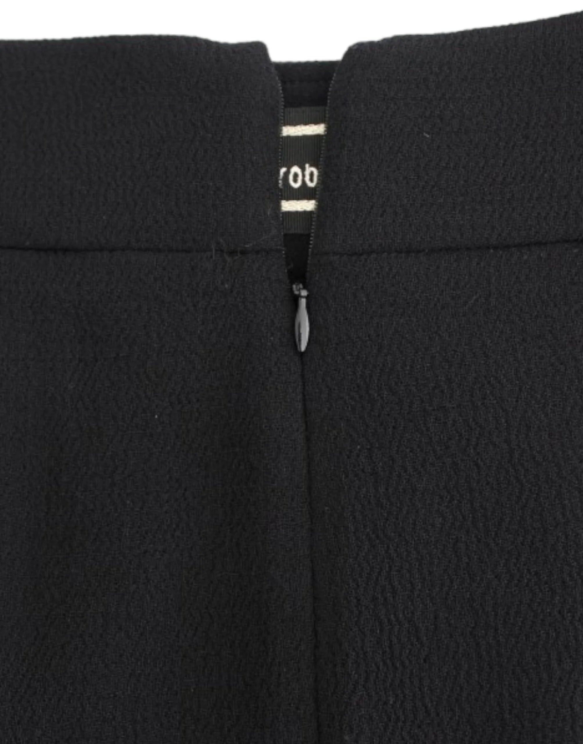 Cavalli Black wool pencil skirt - Skirts