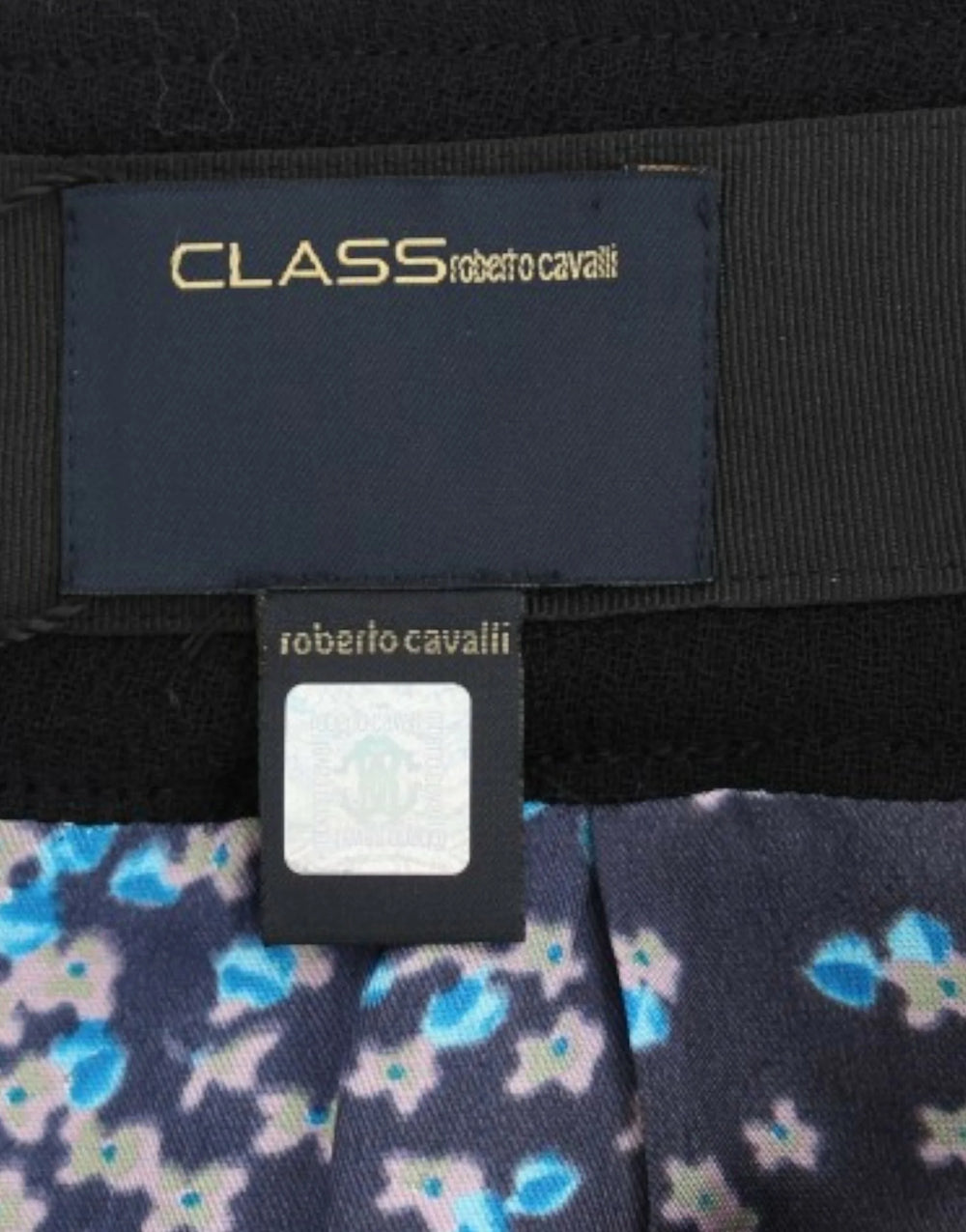 Cavalli Black wool pencil skirt - Skirts