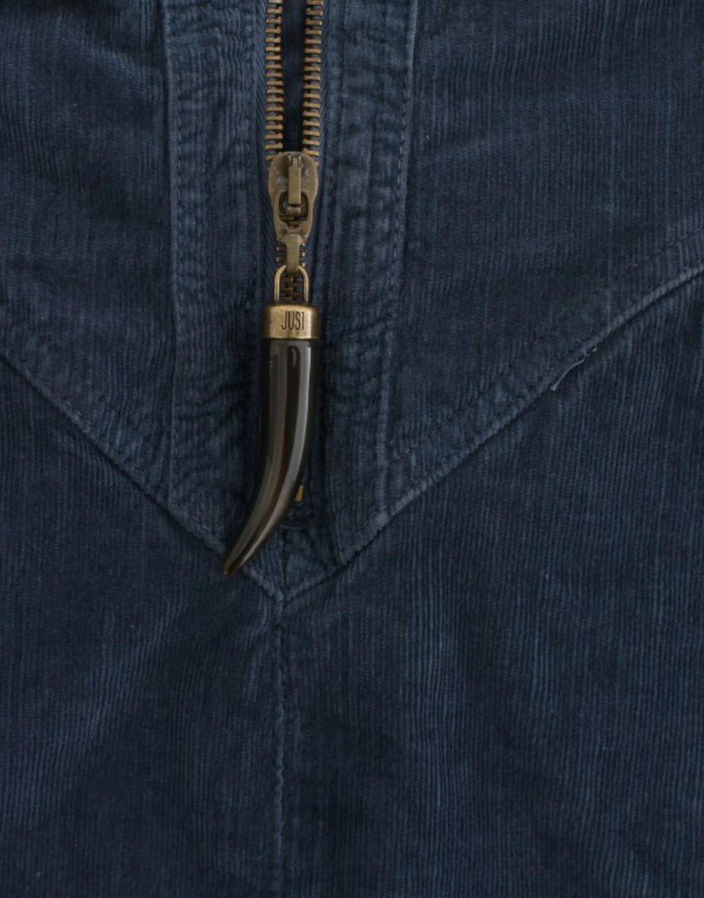 Cavalli Blue corduroy pencil skirt - Skirts