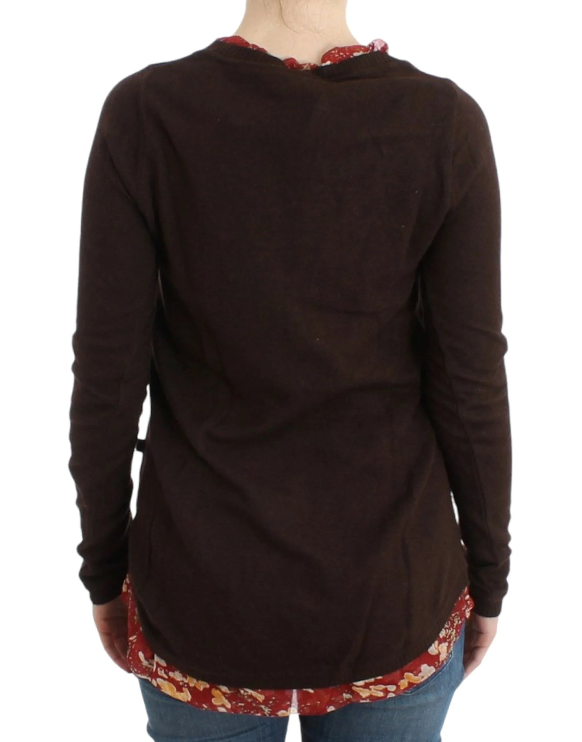 Cavalli Brown crewneck sweater - IT40|S - Sweaters