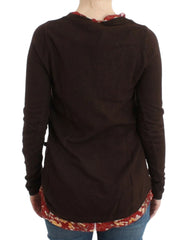 Cavalli Brown crewneck sweater - IT40|S - Sweaters
