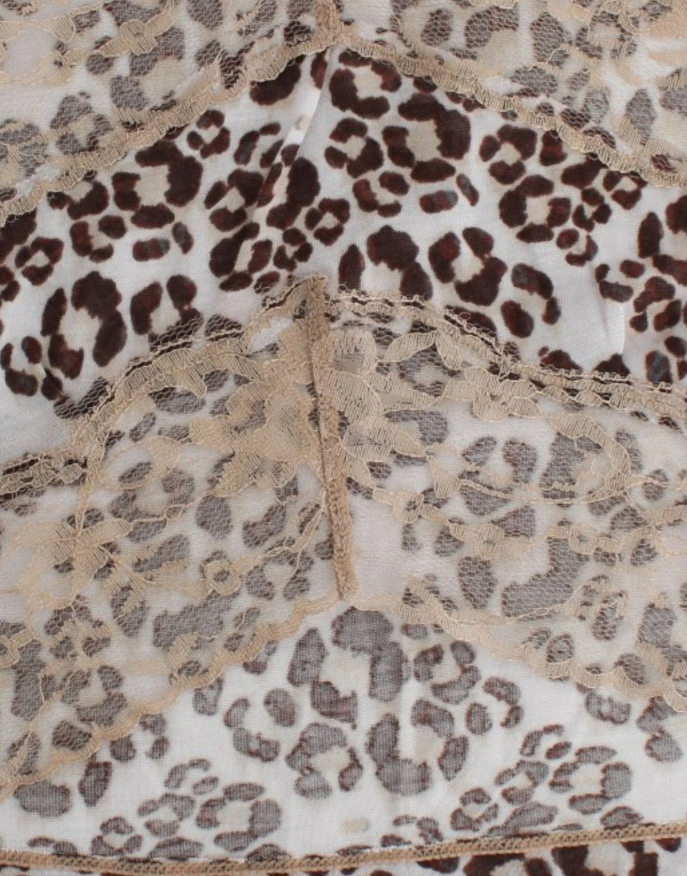 Cavalli Brown longsleeved lace top - IT44|L - Blouses