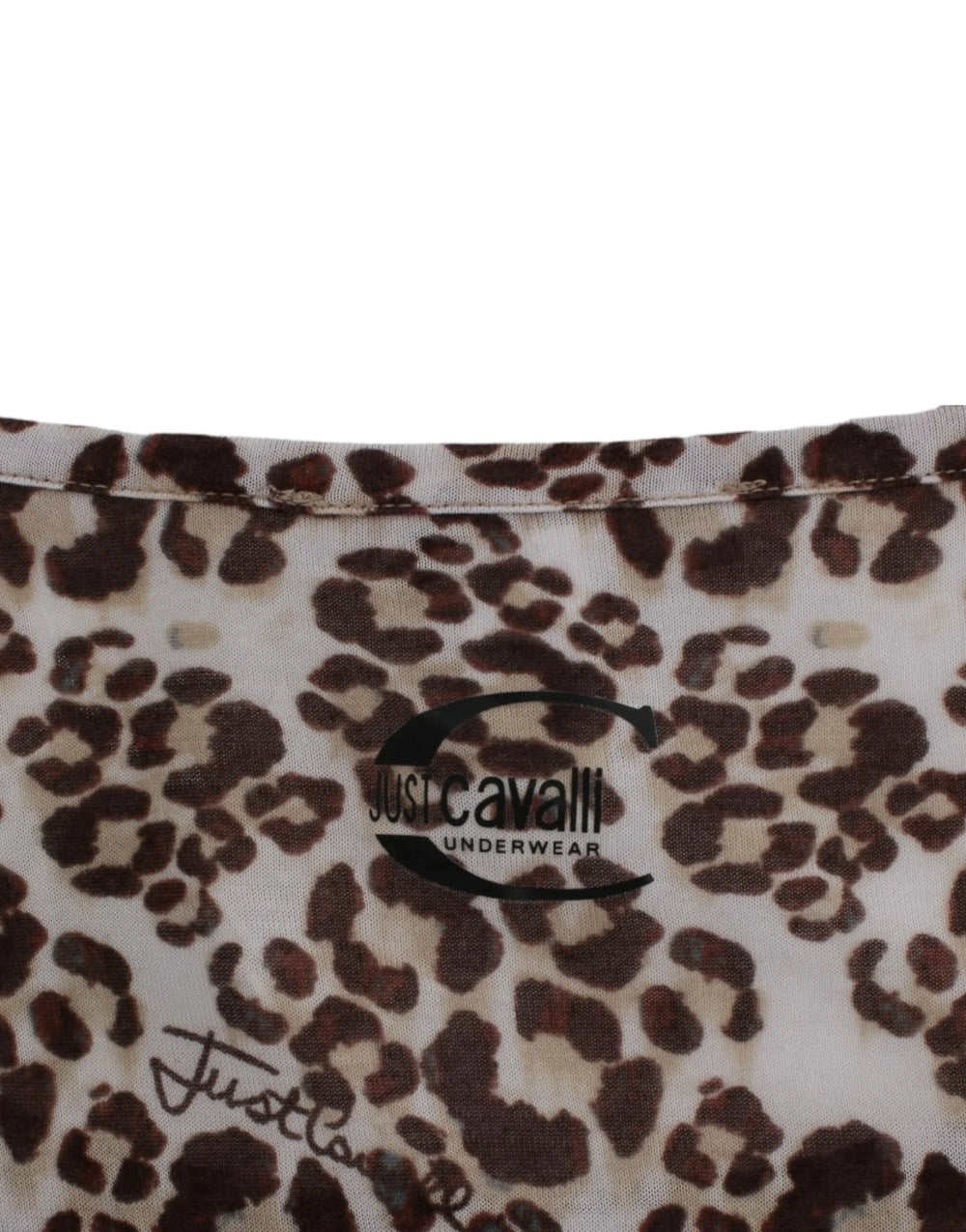 Cavalli Brown longsleeved lace top - IT44|L - Blouses