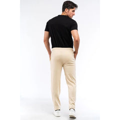 Cavalli Class Beige Cotton Athletic Pants