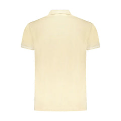 Cavalli Class Beige Cotton Men Polo Shirt - Polos