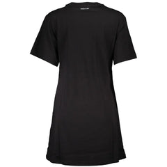 Cavalli Class Black Cotton Dress - XS
