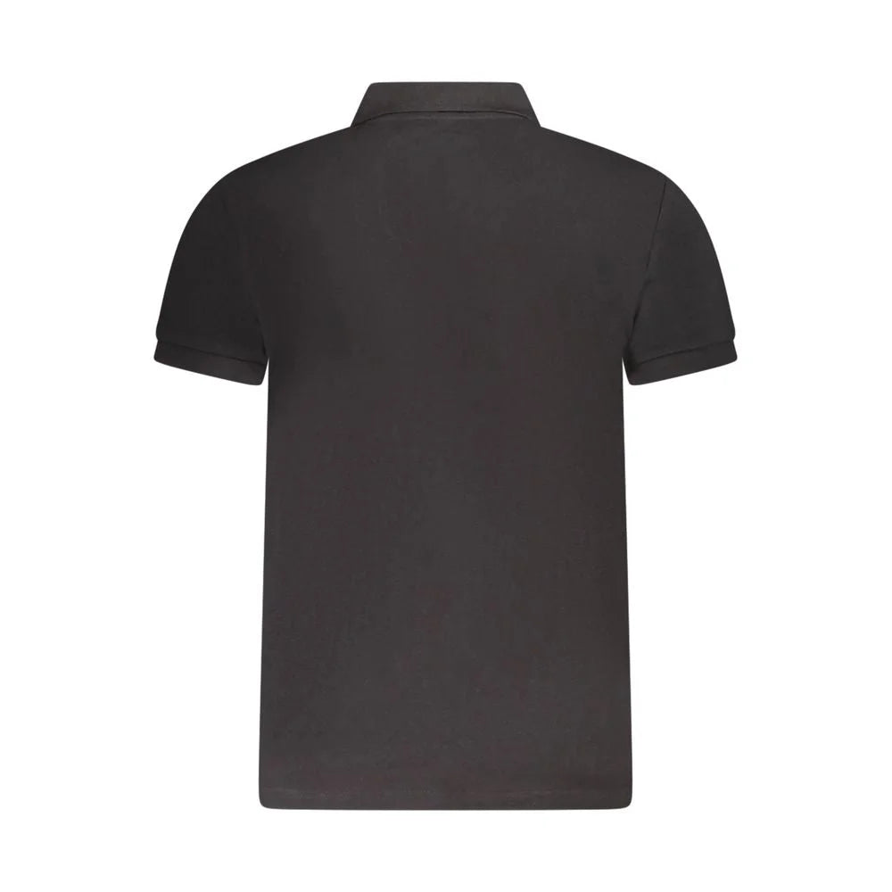 Cavalli Class Black Cotton Men Polo Shirt - M - Polos