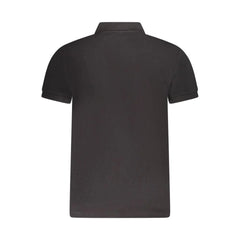 Cavalli Class Black Cotton Men Polo Shirt - M - Polos