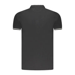 Cavalli Class Black Cotton Men Polo Shirt - Polos