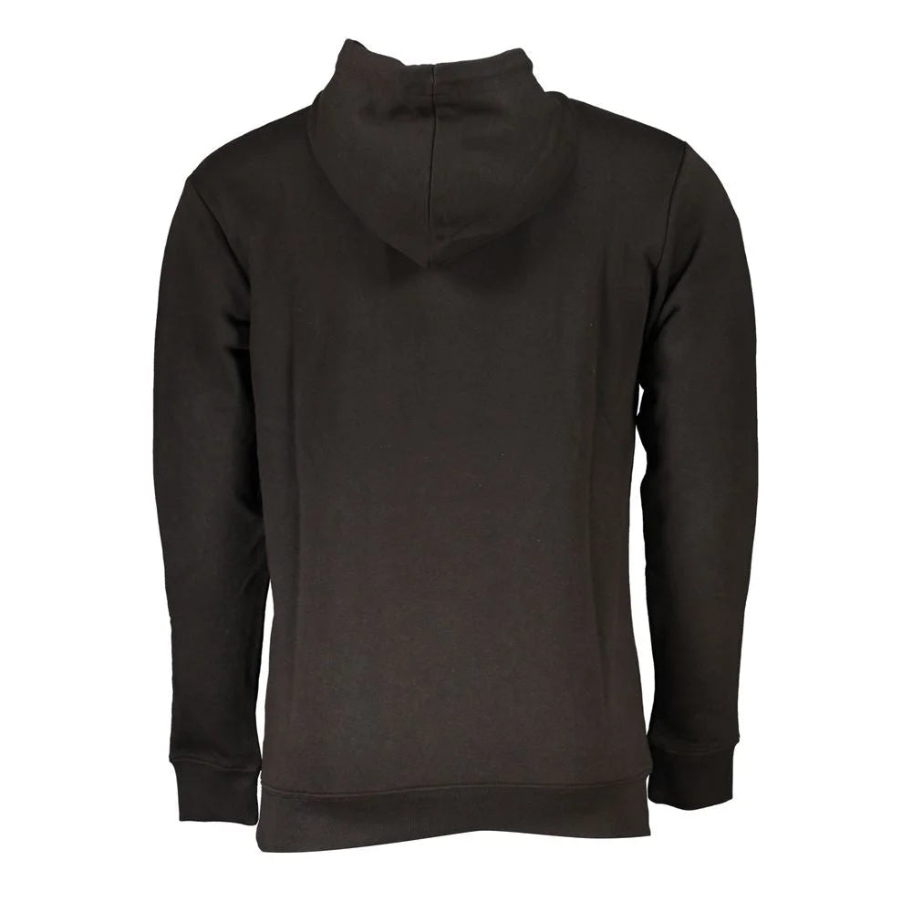 Cavalli Class Black Cotton Men Sweater - Hoodies