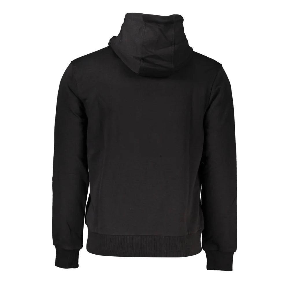 Cavalli Class Black Cotton Men Sweater - Hoodies